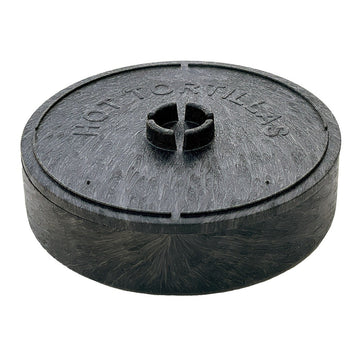 HS Inc. NHS1004- Charcoal Polyethylene Tortilla Server, 7" Diameter, Black, 12/Case - Default Title