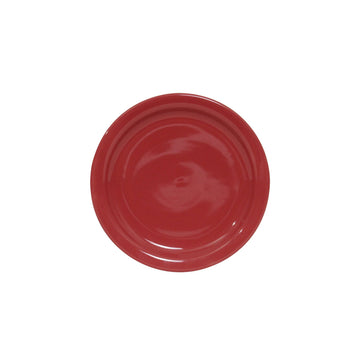 Tuxton NQA TuxCare Healthcare China Plate, Red - 6 1/2"
