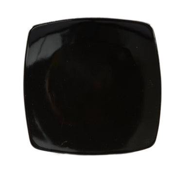 CAC China R-FS21-BLK Clinton Colorful Stoneware Plate, 11 7/8" x 11 7/8", Black, 12/Case - Default Title