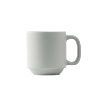 Tuxton TuxTrendz Zion China Mug, 11 oz., 24/Case - Gray