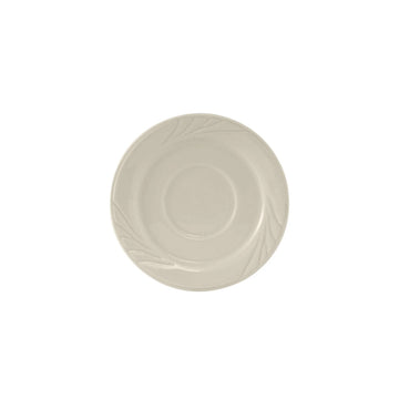 Tuxton YEE-054 Monterey China Saucer, 5 1/2" Diameter, Ivory, 36/Case - Default Title