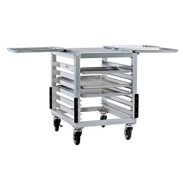 New Age Industrial Mixer Stand, 26" x 23 1/4", Silver - 12 Pans 600 lb.