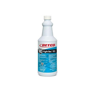 Fight-Bac RTU Disinfectant Cleaner by Betco – 29.3 Fl Oz (Pack of 1), Clear