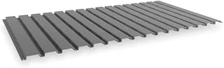 Tennsco Decking, Steel, 48 in W, 24 in D, Industrial Gray, Powder Coated Finish, Gauge: 22 BSD-4824-1 Each