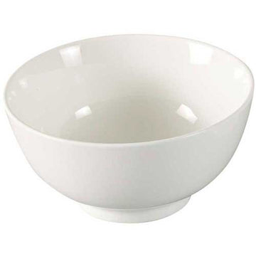 Abco Collection White Porcelain Rice Bowl 4 1/2" 8.5 Oz box of by Yanco – 8.5 oz., 8.5 ounces, Porcelain, White, Pack of 48