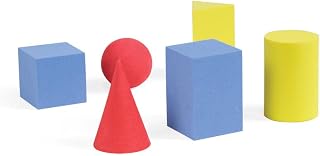 hand2mind ManipuLite GeoSolids, Set of 6