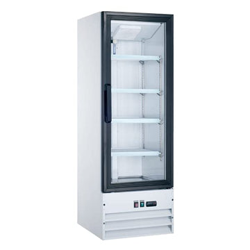 SINGLE GLASS DOOR DISPLAY REFRIGERATOR 22" by Omcan – 22", 9.1 cubic_feet, white, Model 50033