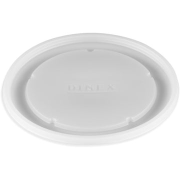 Dinex DX11868714 Polystyrene Lid, 12 oz., Translucent, 1,000/Case - Default Title