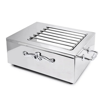 Eastern Tabletop Stainless Steel Stove Cover - Silver