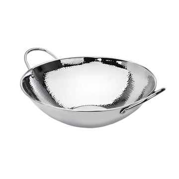 Eastern Tabletop 5702 Stainless Steel Wok, 5 qt., Silver - Default Title