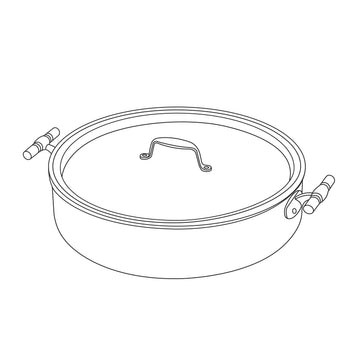 Eastern Tabletop 5924 Pot, 4 qt., Silver - Default Title