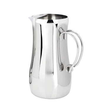 Eastern Tabletop Stainless Steel Water Pitcher, 0.5 gal. 64 oz., Silver - 7430
