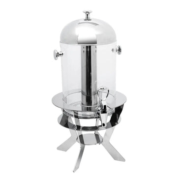 Eastern Tabletop Beverage Dispenser, 2 gal., Silver - 22"