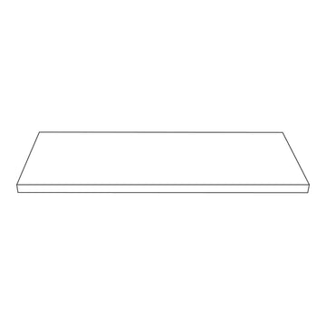 Eastern Tabletop Lighted Levels Acrylic Riser Shelf, 3/8" High, White - 7 7/8"