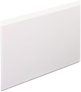 Pendaflex Self-Adhesive Pockets, 5 x 8, Clear Front/White Backing, 100/Box