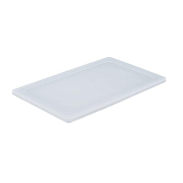 52435 Super Pan V 1/9 Size Flexible Pan Lid by Vollrath – Polyethylene, White, Model 913-055