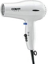 Conair 1875 Watt Mid-Size Styler Hair Dryer, White 1 ea (4 Pack)