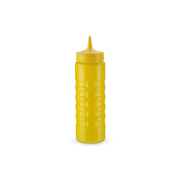 24 Oz Wide Mouth Squeeze Bottle by Vollrath – 24 Ounces, Polyethylene, Yellow, Model 4924C-08