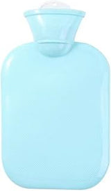 Hot Water Bottle Bag Hotpack for Pain Relief Menstrual Cramp,hot and Cold Compress, Hand Feet Warmer(Blue,1000ML)