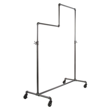 Econoco PSBBDTADJ Garment Rack, 49 5/8" Wide, Gray - Default Title