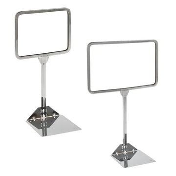 Econoco Sign Holder, Silver - 7"