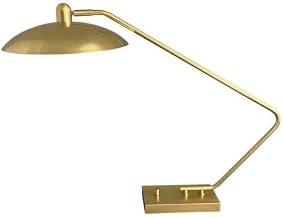 House of Troy Ridgeline LED Task Lamp in Natural Brass