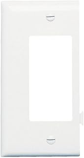 Legrand Pass & Seymour PJSE26WCC10 Thermoplastic Sectional Wall Plate, End Section, Decorator Rocker GFCI, White (1 Count)