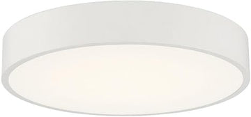 49960LEDDCS-WH/ACR Como - 17W 1 3CCT LED Flush Mount-4 Inches Tall and 13.75 Inches Wide, Finish Color: White