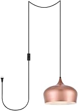 Nora 1-Light Mid-Century Aluminum Pendant - Honey Gold