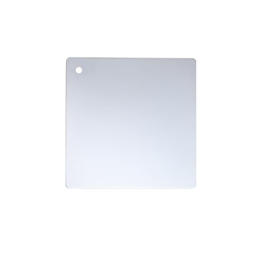 Chrome Metal Finish Sample by Elegant Lighting – Various Materials, Chrome, Model MTL-200-C-6