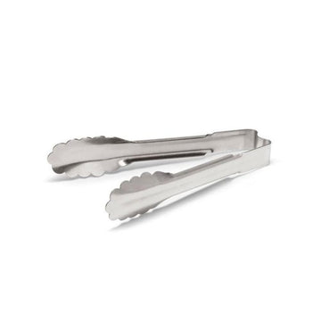 6"L Stainless Utility Tongs by Vollrath – Stainless Steel, Silver, Model 4780610