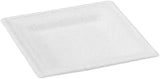 PacknWood 210APU1718 -Duty Biodegradable Square Sugarcane Plates - Disposable White Plates - Microwavable - Oven Safe - Biodegradable, and compostable Plate 6.3x6.3 in - Case of 500