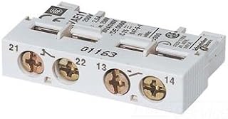 Square D SQDGVAE11 SQ D GVAE11 AUX CONTACT BLOCK NO-NC, Black