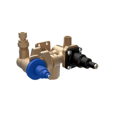 Bradley S19-2010 Brass Mixing Valve, 4 1/2" Wide - Default Title