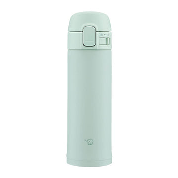 Stainless Steel Water Bottle by Zojirushi – 10.1 Ounces, 0.3 liters, Stainless Steel, green, (sage green), Model SM-PD30-GM
