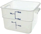 Cambro 12SFSPP190, 12 qt Polypropylene Food Storage Container - CamSquare
