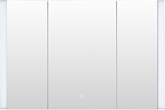 ALTAIR Serra 48" Aluminum Frameless Clear Surface-Mount Lighted Mirror Medicine Cabinet