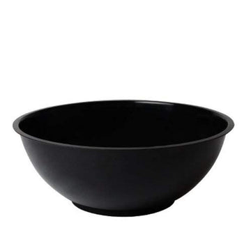 Round Serving Bowls - 320 oz | 16" by Fineline settings – 320 oz, 320.0 ounces, Polypropylene (PP), Black, Model HPB16320PP.BK