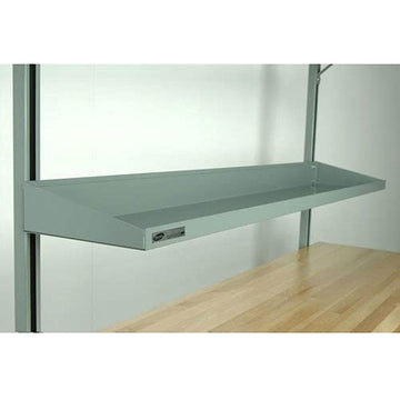 4-5BCS-F 4 Sided Shelf for 60" Workbench by Stackbin – 52" Length, 12" Width, Steel, Gray, Model 4-5BCS-F-GY