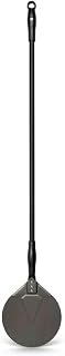 Browne Foodservice Napolitani Stainless Steel 8 Inch Round Pizze Peel, 56 Inch Handle