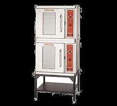 Blodgett CTBR DBL Convection Oven, Electric Solid State Controls Ceramic, Half Size, Porcelain Interior, Stainless Steel Exterior, 2 Decks, 5 Pan Capacity, Per Compartment 208v/60/3-ph