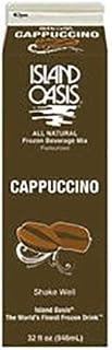 ISLAND OASIS Cappuccino Frozen Beverage Mix, 32 Fluid Ounce - 12 per case.