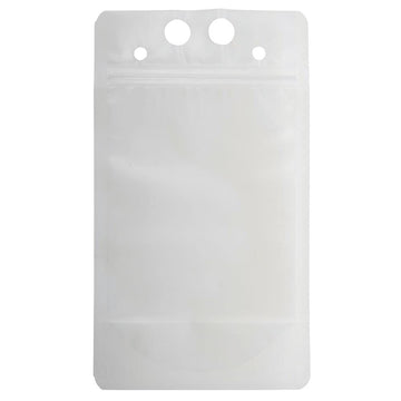 Translucent 16 Ounce To-Go Beverage Pouch- 100 / PK by Tablecraft – One Size, 16.0 fluid_ounces, Polyethylene (PE), Clear, Pack of 100