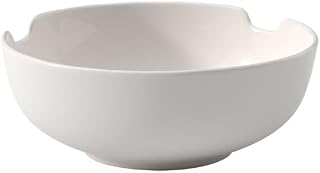 Villeroy & Boch Soup Passion Collection Large Asia Soup Bowl, Premium Porcelain, Made in Germany, 47 oz Capacity, 8 x 3 in, Rich, Creamy White | Wide porcelain soup bowl, made in Germany, dishwasher and microwave safe, cutlery groove holds chopsticks steady