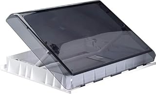 MAXXAIR SKYMAXX 00-97000I Skylight LX - Thick ROOF Manual Lift lid with 4 Open Positions -White Interior Frame