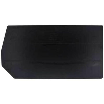 Divider,Ultra Bin,21x11,Black,PK6 by QUANTUM STORAGE SYSTEMS – 24"L x 7"W x 12"H, Plastic, Black, Model DUS955
