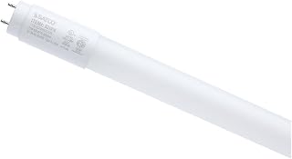Satco 3-Ft 11w T8 LED G13 Base CCT Selectable Frosted Type A Bulb