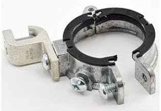 Bridgeport Mighty-Rite SGB-385CL Split Grounding Bushing, 4-1/0 AWG AC Cable, 1-1/2 in Trade, Zinc Alloy