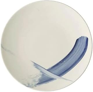 ROYAL CROWN DERBY BRUSHSTROKE BLUE BREAD & BUTTER PLATE