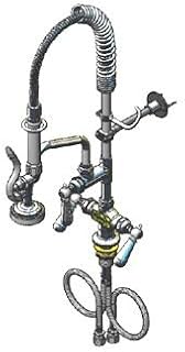 T&S Brass MPZ-2DCN-06 Single Hole Deck Mounted Mini Pre Rinse Faucet W/ 6" Add On Faucet, Club